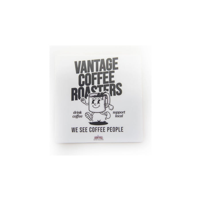 VCR Sticker (White)