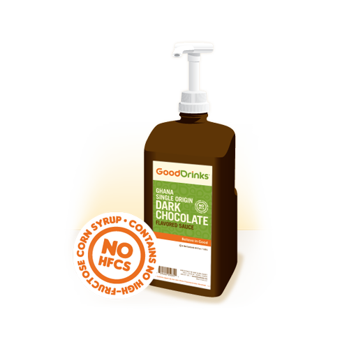 Good Drinks Ghana Dark Chocolate Sauce-64 fl. oz.