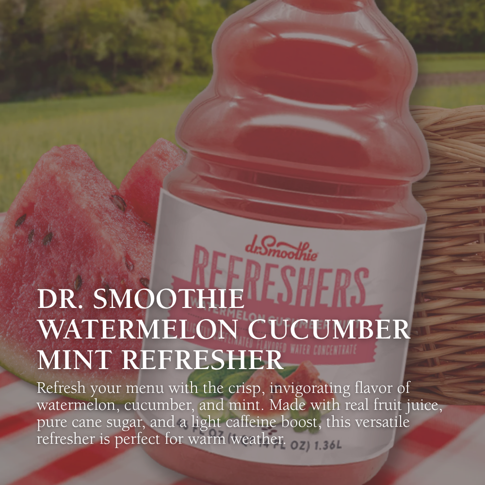Dr. Smoothie Watermelon Cucumber Mint Refresher