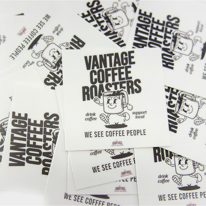VCR Sticker (White)